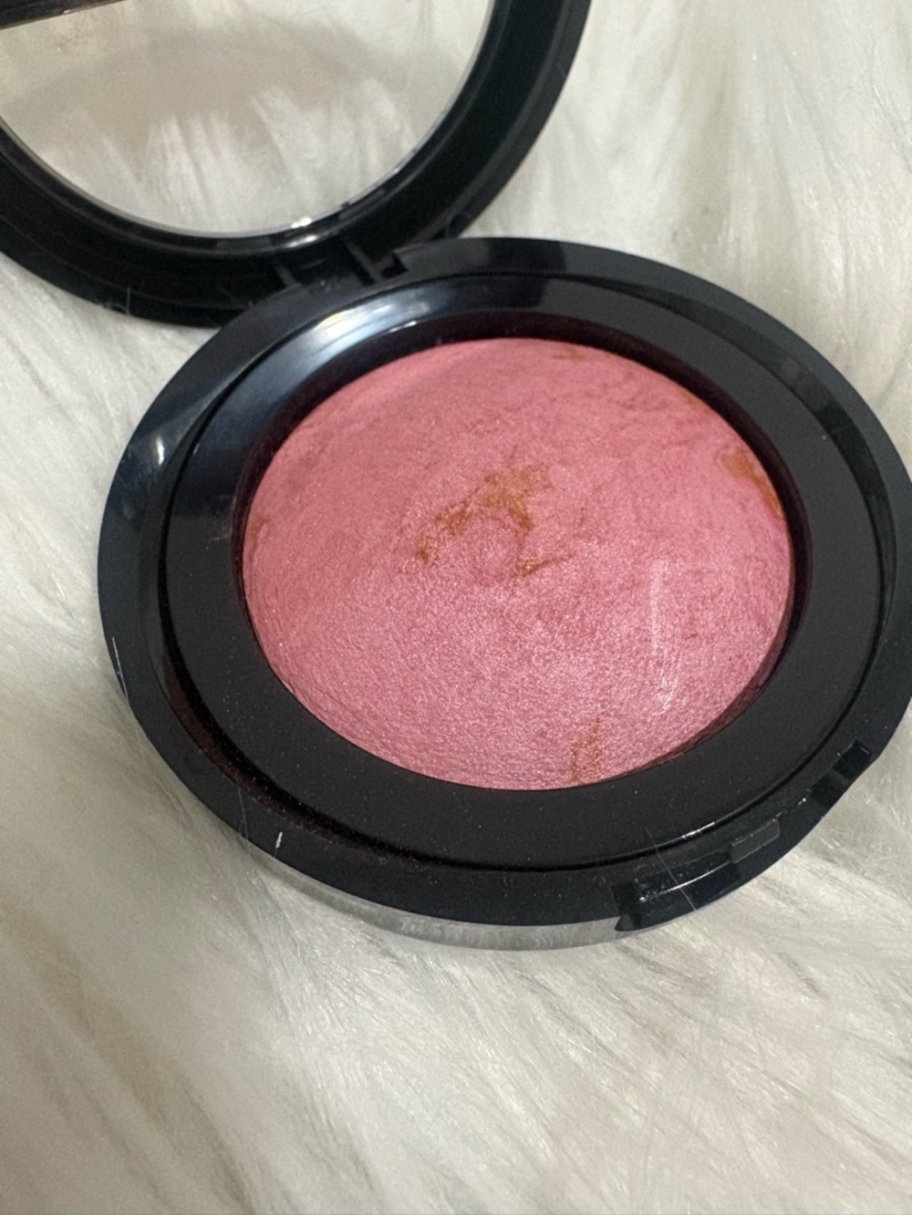 BNIB Laura Geller Marbleized Baked Blush-N-Brighten in Pink Buttercream - Picture 5 of 6